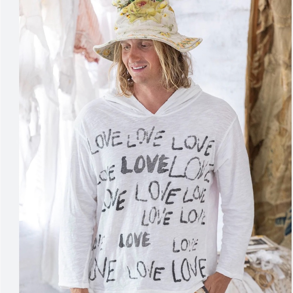 Magnolia Pearl Love Viggo Sweater with “Love” Print